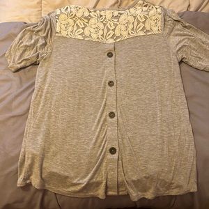 Xhilariation grey top